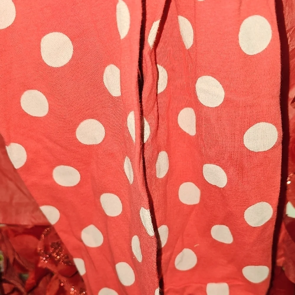 Calvin Klein Coral Polka Dot Pajama Pants Size 5T